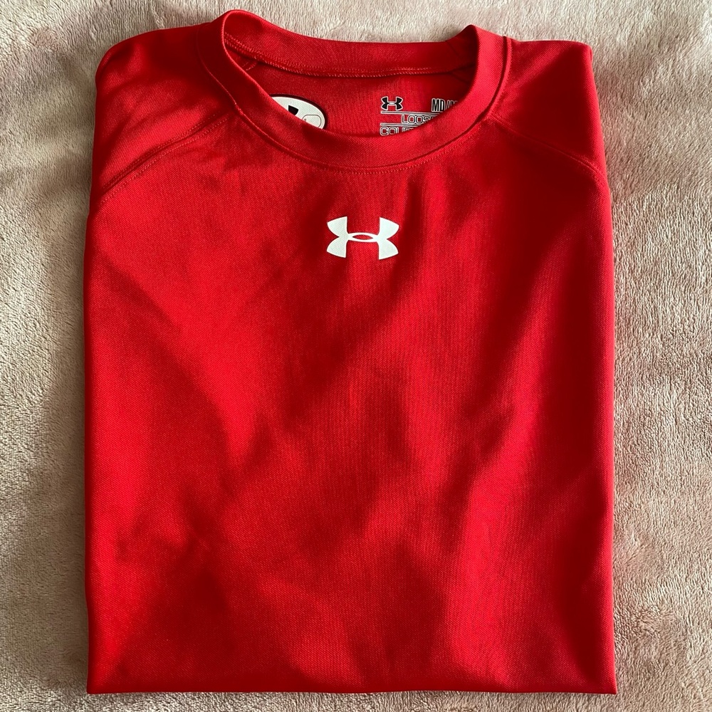 Under Armour Men's Short Sleeve Red Tee
